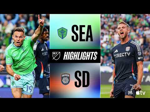 Seattle Sounders FC vs. San Diego FC | Full Match Highlights | DOWN TO THE WIRE BATTLE!