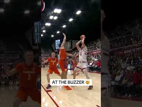 Aidan Cammann had a career night against Clemson 🔥 #stanford #accbasketball #collegebasketball