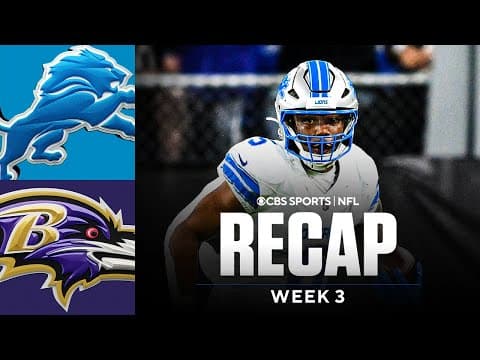 Lions defeat Ravens, Derrick Henry fumbles late | Monday Night Football Game Recap
