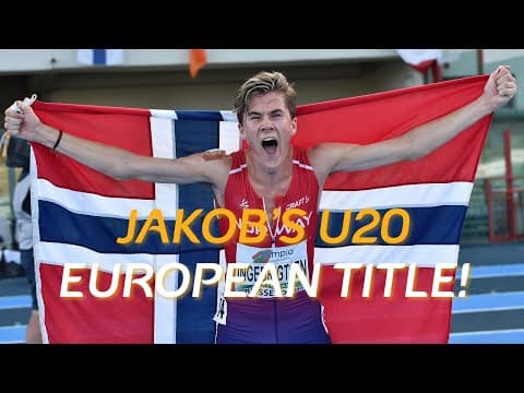 Jakob Ingebrigtsen's first u20 European 5000m title | Grosseto 2017
