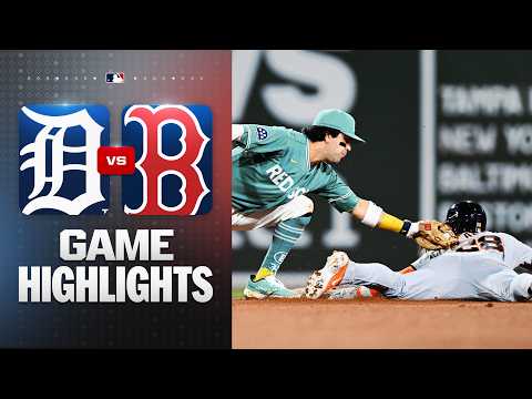 Tigers vs. Red Sox Game Highlights (4/17/26) | MLB Highlights
