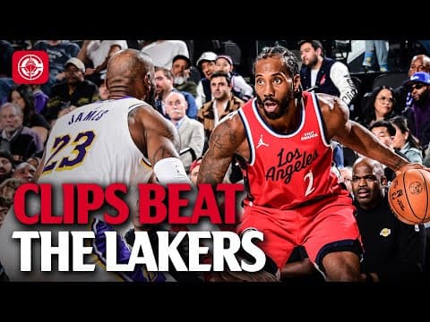 Clippers Clutch Win Over the Lakers