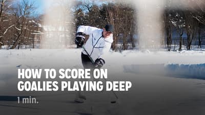 How to Score on Goalies Playing Deep