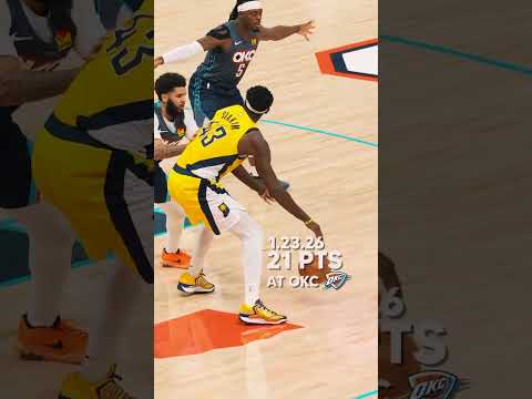 Steady work 👷 Ten straight Games of 20+ Points for Pascal Siakam