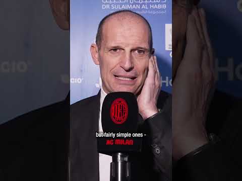 Allegri's take on the Supercoppa defeat | #NapoliMilan | #shorts