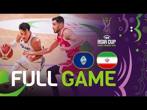Group Phase | Guam v Iran | Full Basketball Game | FIBA Asia Cup 2025