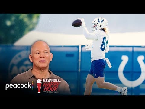 Tyler Warren will 'get the ball' with Indianapolis Colts | Fantasy Football Happy Hour | NFL on NBC