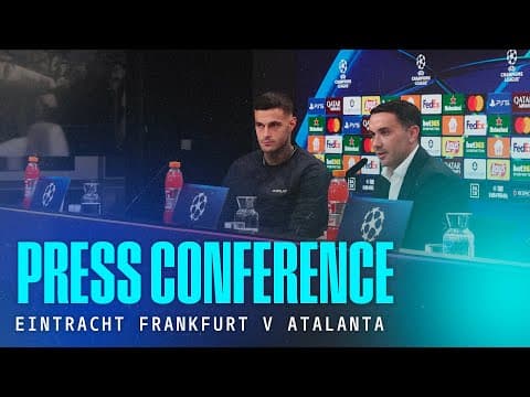 Eintracht Francoforte-Atalanta | La conferenza stampa di Palladino e Scamacca | UCL MD5 League Phase