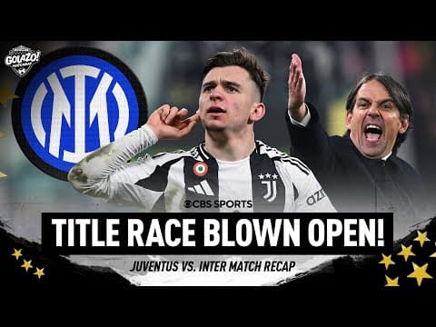 Juventus vs Inter Milan Match Recap: Inter's Poor Finishing Keeps Them In 2nd Place | Matchday