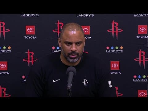 Press Conference by Ime Udoka vs Jazz