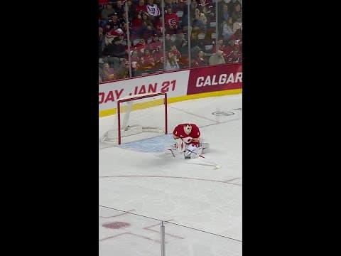 Simon Nemec with a Spectacular Short Goal vs. Calgary Flames