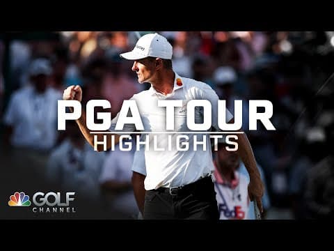 PGA Tour highlights: Justin Rose, FedEx St. Jude Championship 2025 Round 4 | Golf Channel