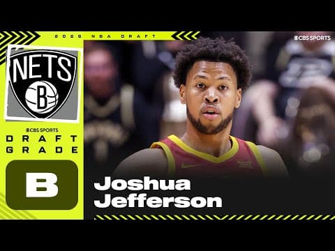 Joshua Jefferson selected No. 28 overall by Nets | 2026 NBA Draft Grades & Instant Reaction