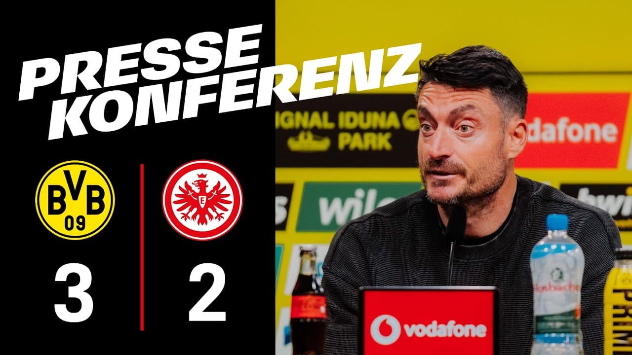 "Dortmund war effektiver" I Pressekonferenz nach Borussia Dortmund - Eintracht Frankfurt