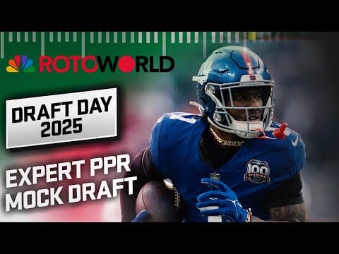 Rotoworld Expert Mock Draft with RotoPat & Denny Carter | Rotoworld Draft Day | NFL on NBC
