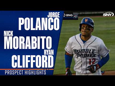 Jorge Polanco, Nick Morabito, Ryan Clifford | Mets prospects highlights