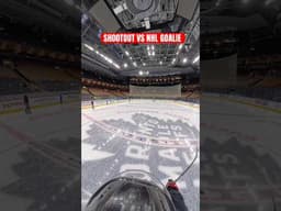 Shootout vs. NHL GOALIE @nhlalumniassociation #hockey #pavelbarber