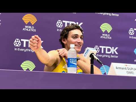MONDO DUPLANTIS SETS POLE VAULT WORLD RECORD NO. 14, 6.30 AT 2025 WORLD CHAMPIONSHIPS | PRESSER