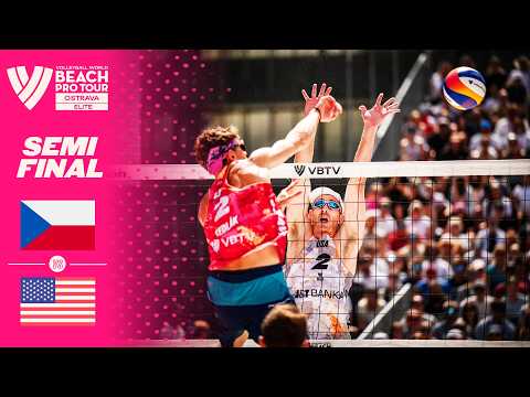 Semi Final - Perusic/Sedlak vs. Crabb/Benesh | Highlights | Ostrava 2026 #BeachProTour