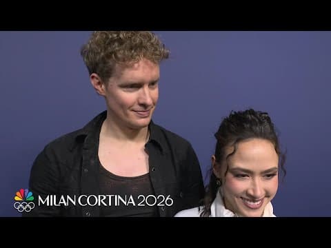 Chock and Bates 'a little surprised' with rhythm dance score | Winter Olympics 2026 | NBC Sports