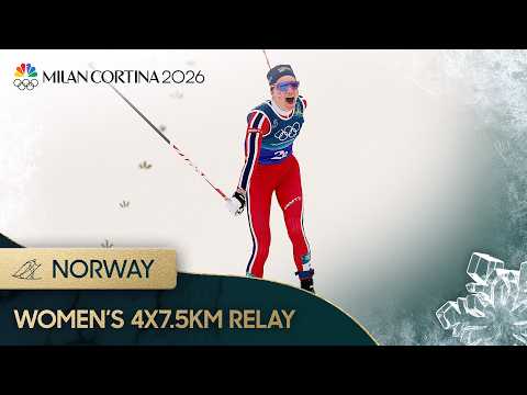 Swedish disaster gives GOLD GAP to Norway in 4x7.5km relay | Winter Olympics 2026 | NBC Sports
