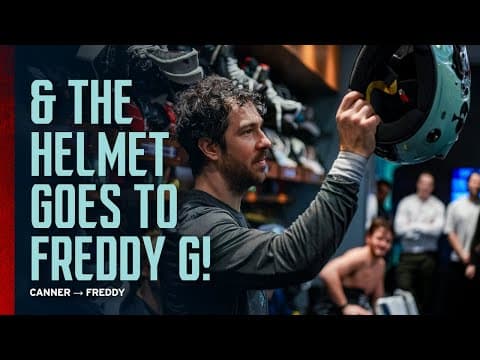 Fast Freddy gets the helmet! 🏎️💨
