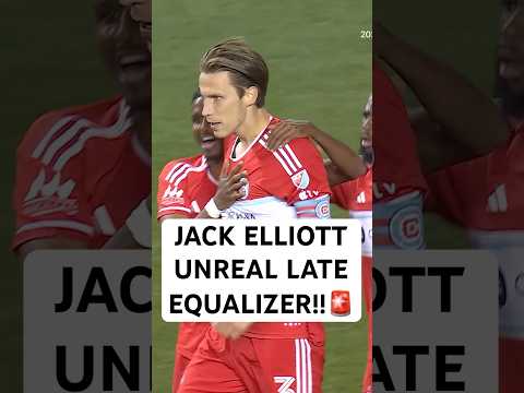 Jack Elliott TIES IT🔥 IN STOPPAGE TIME!!