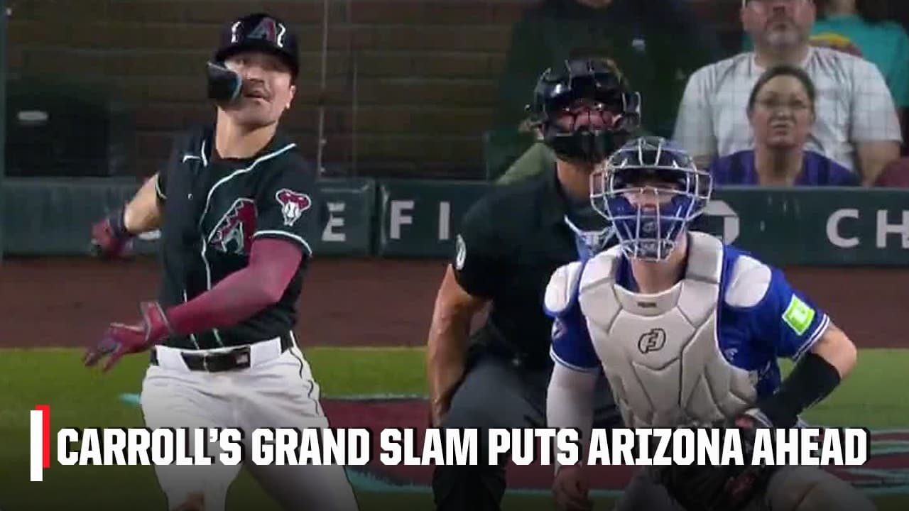 Corbin Carroll hits GO-AHEAD GRAND SLAM for Diamondbacks vs. Blue Jays | ESPN MLB
