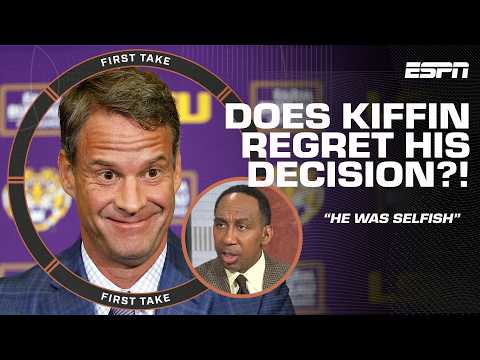 Stephen A. '100% AGREES' that Lane Kiffin is SELFISH 😳 + Miami vs. Ole Miss PREVIEW 🍿 | First Take