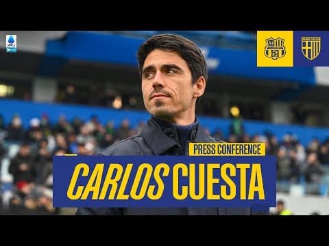 Press Conference | Carlos Cuesta | Sassuolo-Parma | Serie A Enilive 2025/26