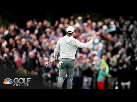 Rory McIlroy's eagle putt on No. 18 sends Irish Open to playoff, Irish crowd erupts | Golf Channel