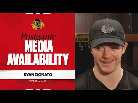 "There's things that we're doing right." | Ryan Donato Postgame 10.19.25