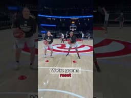 Cross jab and front pivot breakdown 🤩 #basketballtraining #hawks