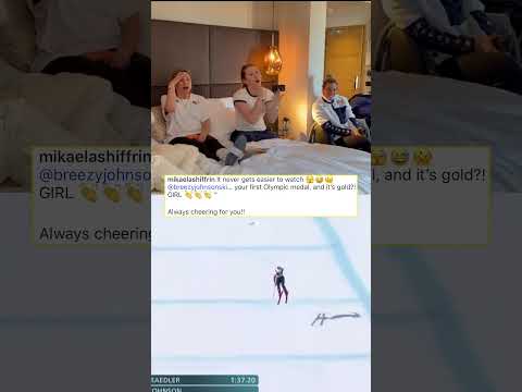 USA ski tuning in for Breezy ⛷️📺