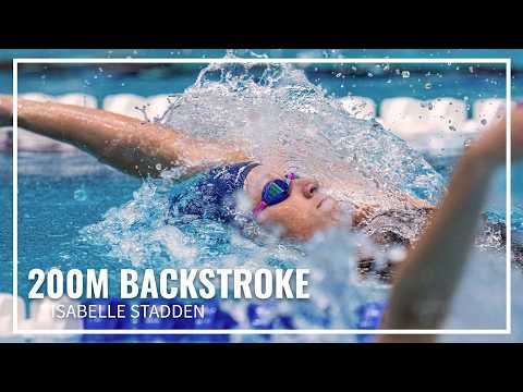 Huge Swim for Isabelle Stadden in 200M Backstroke | 2026 TYR Pro Swim Series Indianapolis