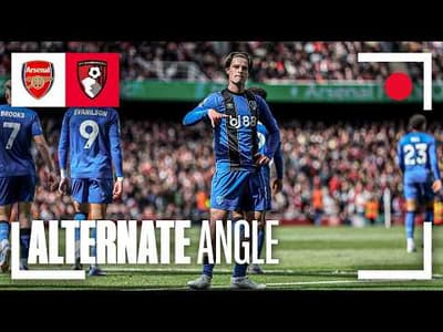 Scott's COLD goal and celebration against league leaders Arsenal | Alt Angle