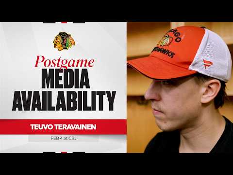"Not happy about that game." | Teuvo Teravainen Postgame 2.4.26