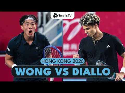 Coleman Wong vs Gabriel Diallo Rollercoaster Match! | Hong Kong 2026 Highlights
