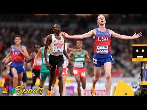 COLE HOCKER DOES IT AGAIN with massive kick to earn 5K World Championship in Tokyo | NBC Sports