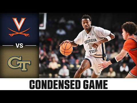 Virginia vs. Georgia Tech Game Condensed Game | 2025-26 ACC Men's Basketball