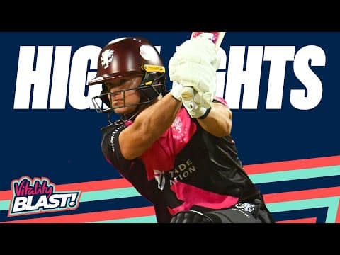 Smeed smashes 94 & Albert 85 in Final | Somerset v Hampshire - Highlights | Vitality Blast 2025