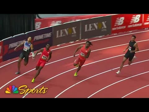 Quincy Wilson, Khaleb McRae battle for top spot in men's 400m at Indoor Grand Prix | NBC Sports