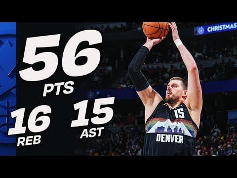 Nikola Jokić Makes NBA History With 56-PT TRIPLE-DOUBLE On Christmas | December 25, 2025