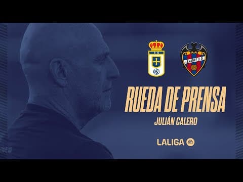 RUEDA DE PRENSA de JULIÁN CALERO previa al encuentro ante el REAL OVIEDO (J8)