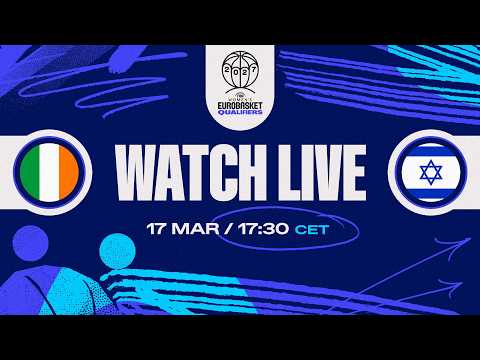 LIVE - Ireland v Israel | FIBA Women's EuroBasket 2027 Qualifiers | First Round