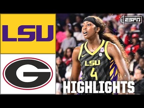 LSU Tigers vs. Georgia Bulldogs | Full Game Highlights | ESPN College Basketball