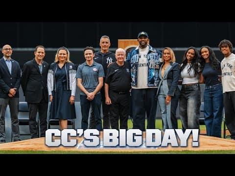 Yankees honor Hall of Famer CC Sabathia