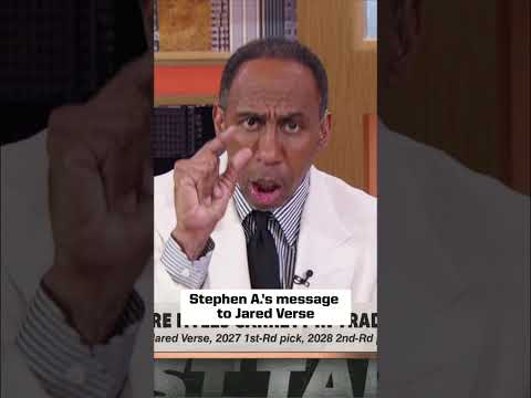 Stephen A. with a message to Jared Verse