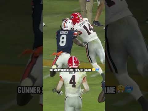 Gunner Stockton seals the victory for the Georgia Bulldogs 🔥 (📍 @vrbo)