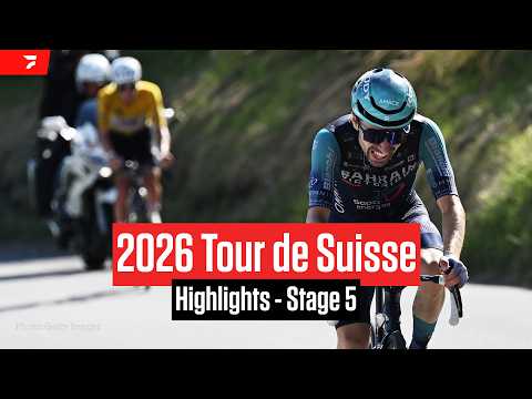 Tour de Suisse 2026 Stage 5 Highlights